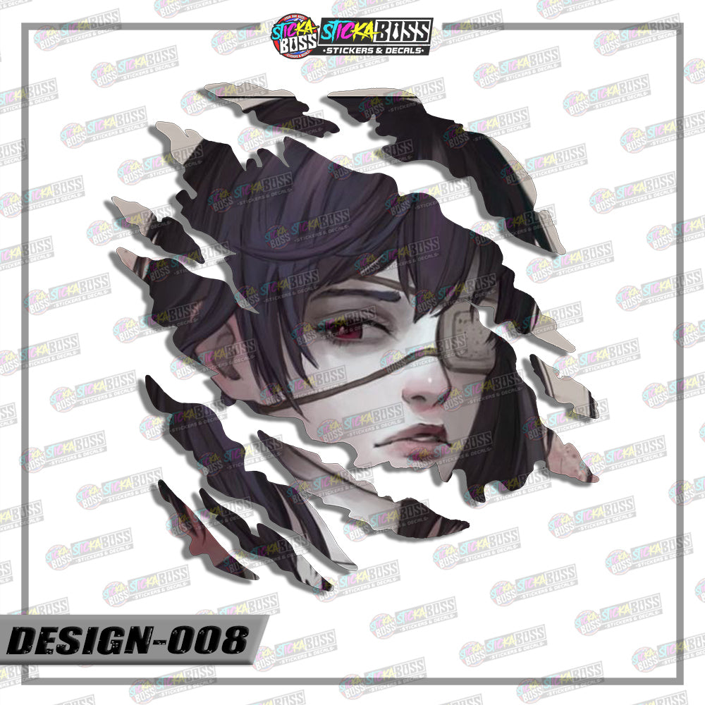 KAKEGURUI | ANIME SCRATCH STICKER【VINYL PRINTED】( LAMINATED / WATERPROOF )【Stickaboss】