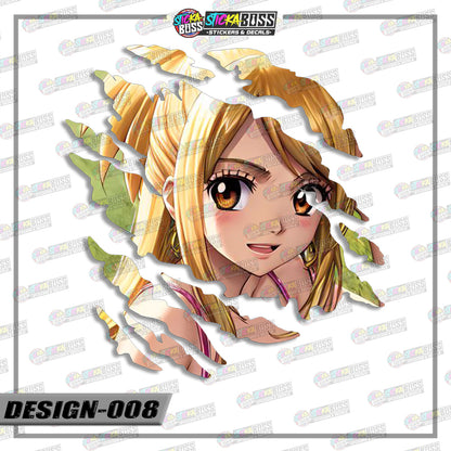 FAIRYTAIL | ANIME SCRATCH STICKER【VINYL PRINTED】( LAMINATED / WATERPROOF )【Stickaboss】