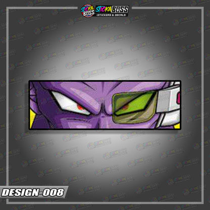 DRAGON BALL Z | ANIME  EYE SLAP STICKER【VINYL PRINTED】( LAMINATED / WATERPROOF )