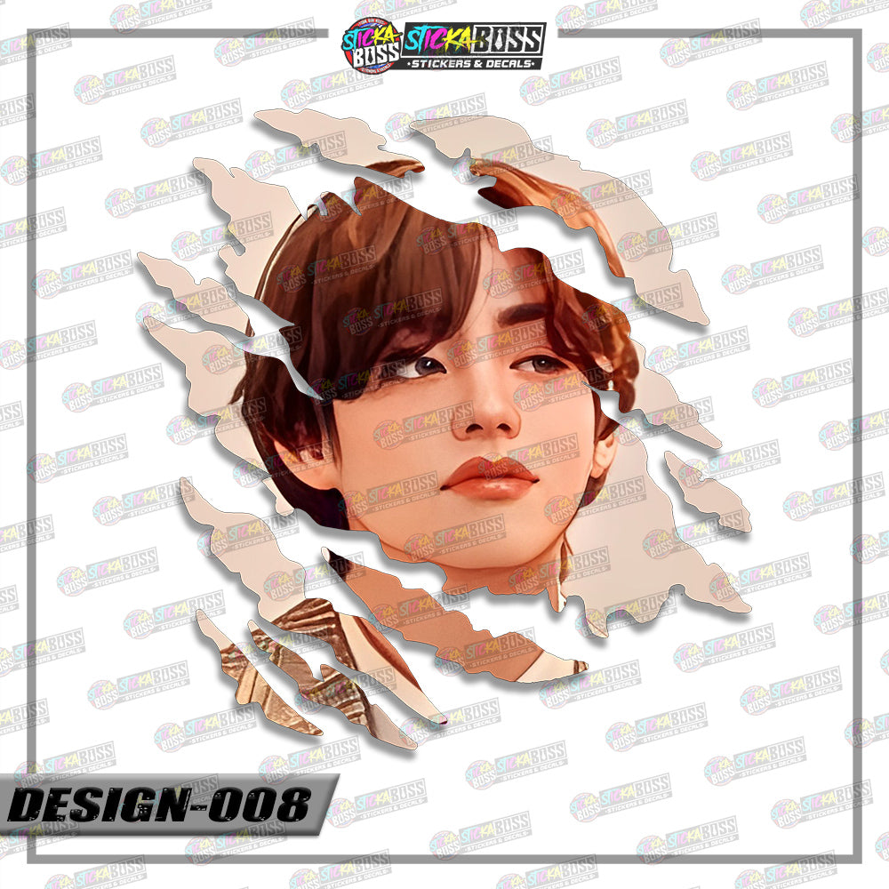 BTS PART 2 | ANIME SCRATCH STICKER【VINYL PRINTED】( LAMINATED / WATERPROOF )【Stickaboss】