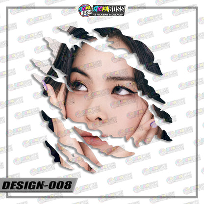 ITZY | SCRATCH STICKER【VINYL PRINTED】( LAMINATED / WATERPROOF )【Stickaboss】