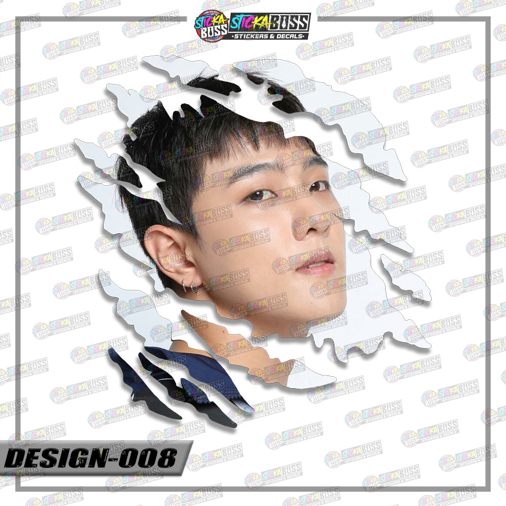 IKON | ANIME SCRATCH STICKER【VINYL PRINTED】( LAMINATED / WATERPROOF )【Stickaboss】