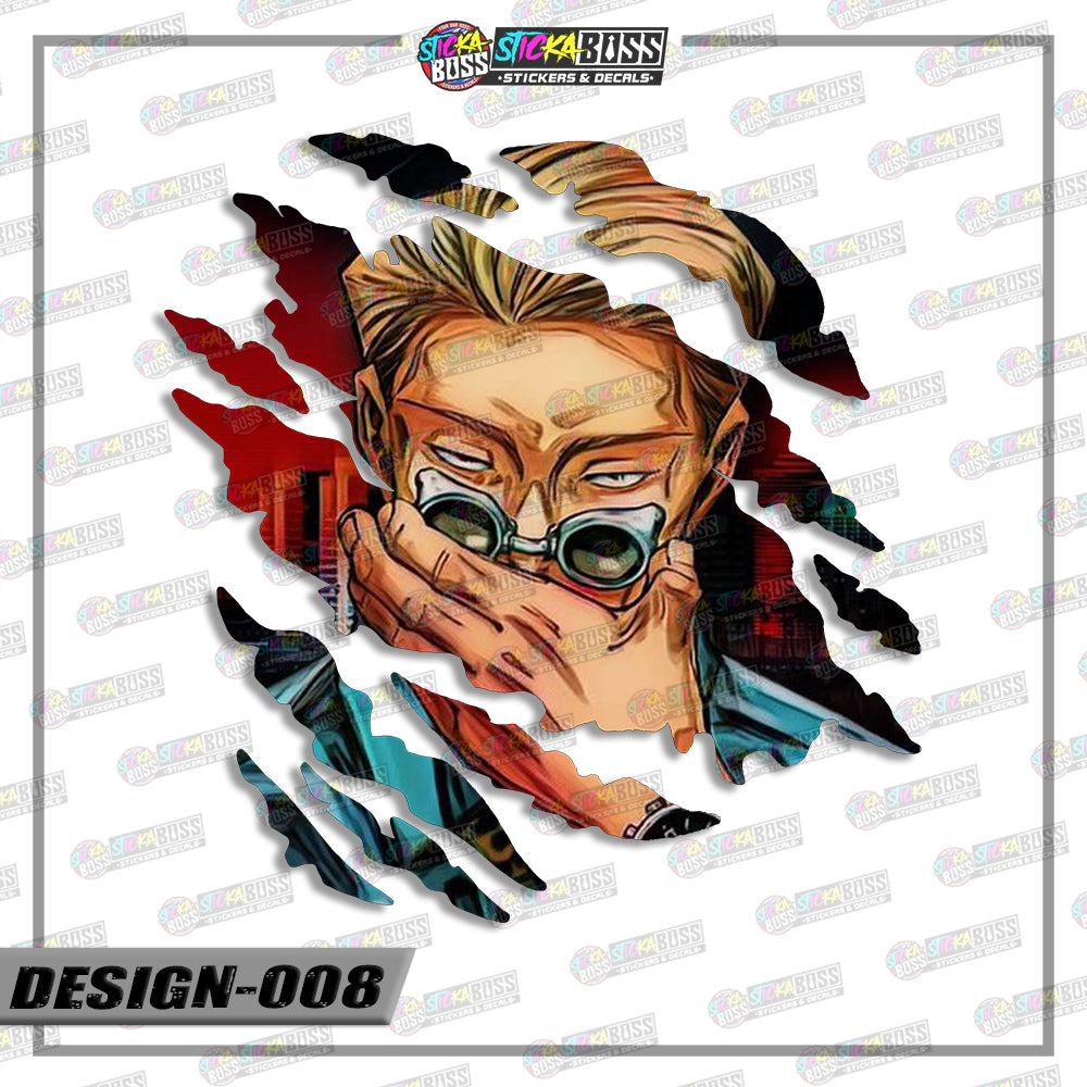JUJUTSU KAISEN PART 2 | ANIME SCRATCH STICKER【VINYL PRINTED】( LAMINATED / WATERPROOF )【Stickaboss】