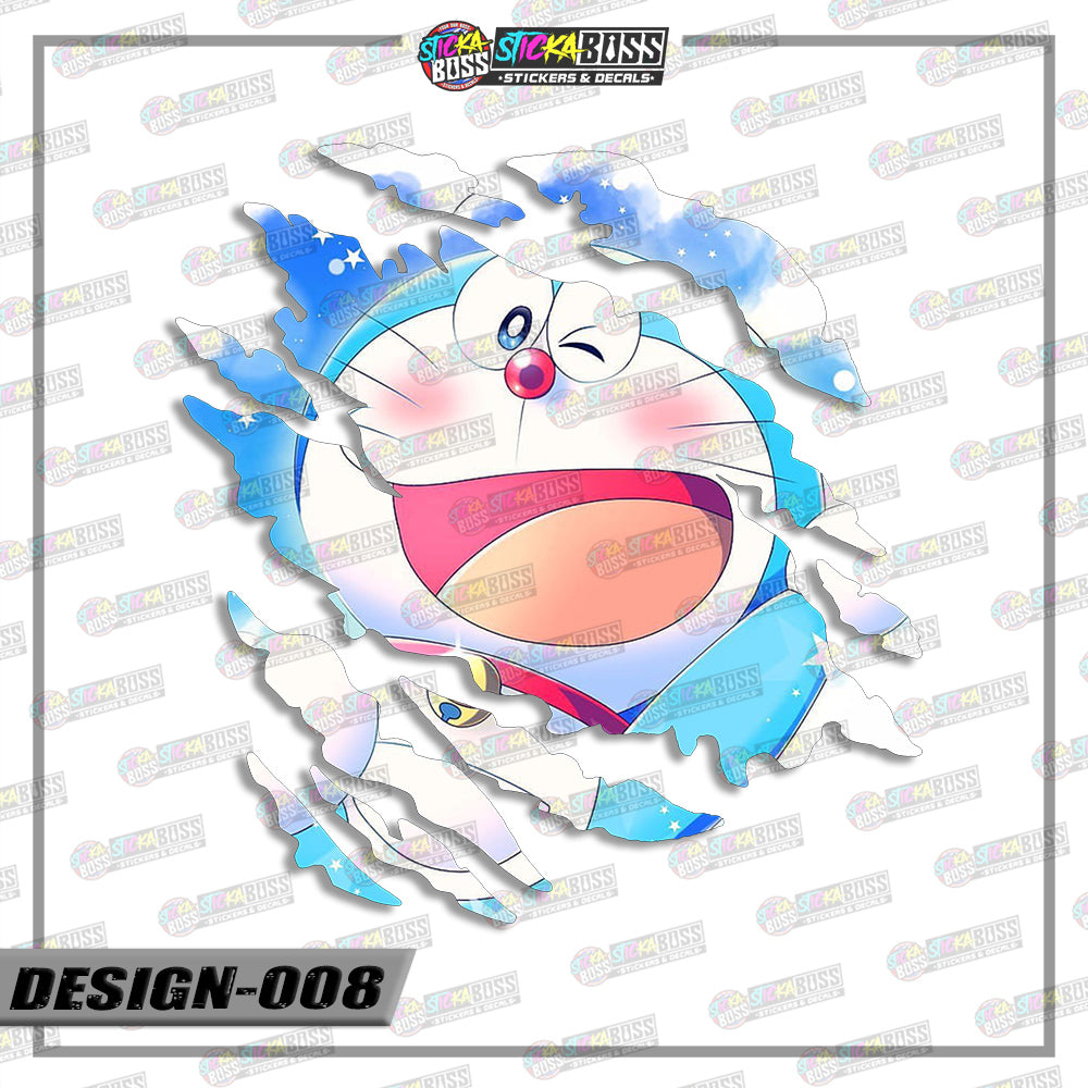 DORAEMON | ANIME SCRATCH STICKER【VINYL PRINTED】( LAMINATED / WATERPROOF )