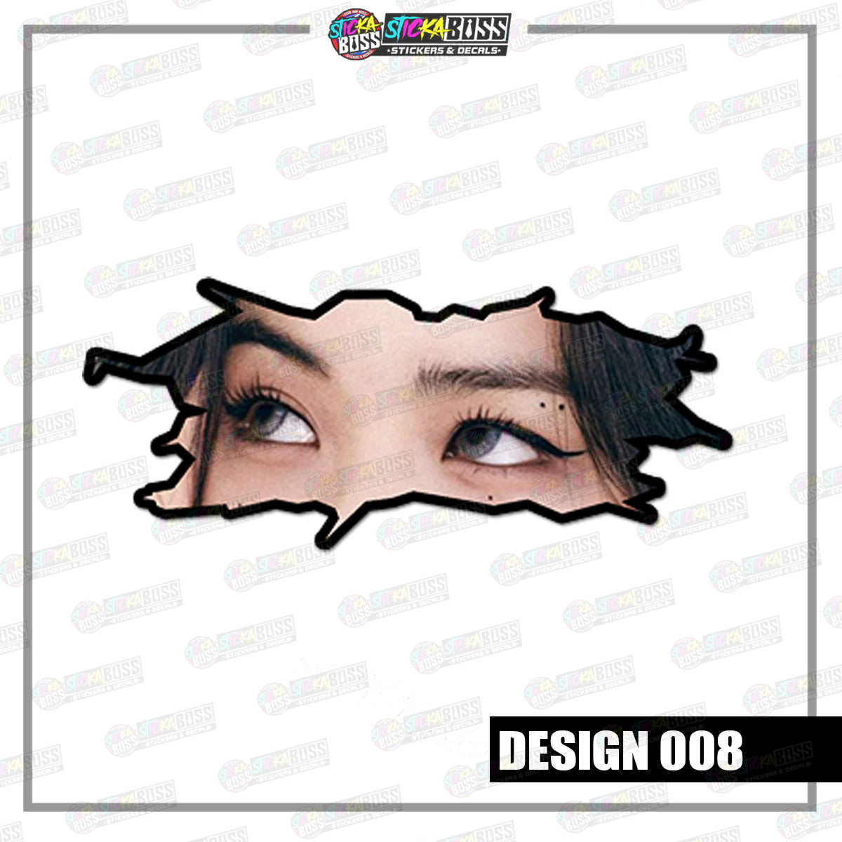 KPOP- ITZY| CRACK PEEKERS  ( ANIME VINYL STICKER DECALS )【Stickaboss】