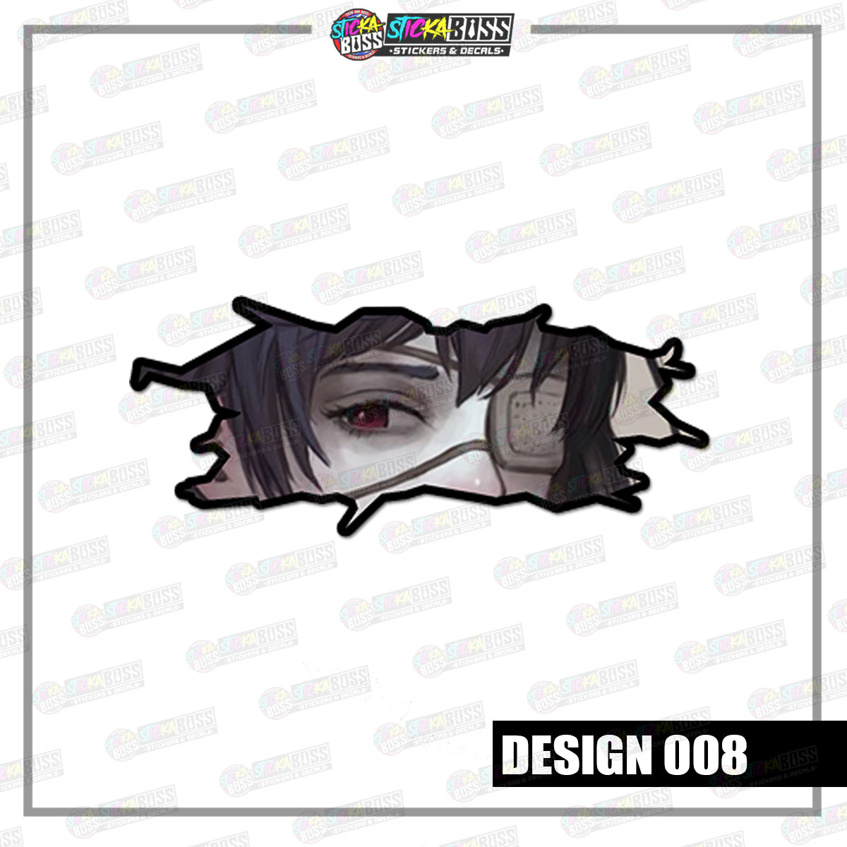 KAKEGURUI | CRACK PEEKERS  ( ANIME VINYL STICKER DECALS )【Stickaboss】