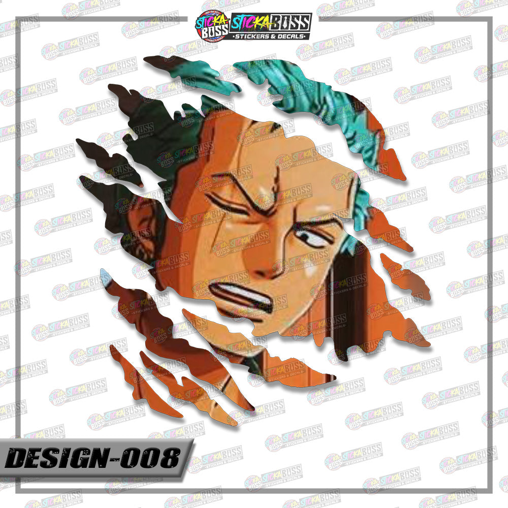 ONE PIECE PART 2 | ANIME SCRATCH STICKER【VINYL PRINTED】( LAMINATED / WATERPROOF )【Stickaboss】