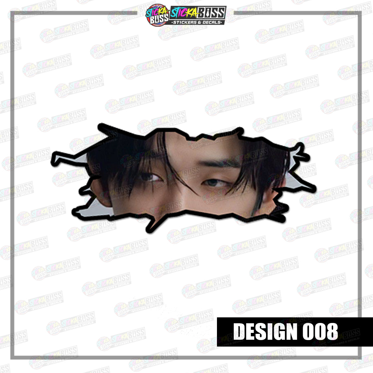KPOP-TXT | CRACK PEEKERS  ( ANIME VINYL STICKER DECALS )【Stickaboss】