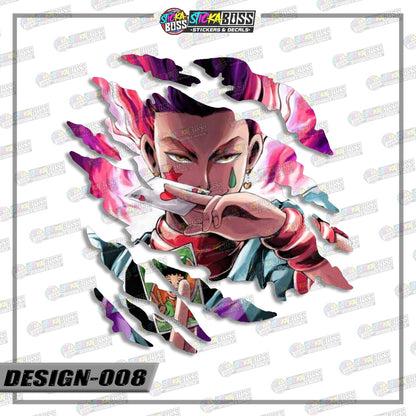 HUNTER X HUNTER | ANIME SCRATCH STICKER【VINYL PRINTED】( LAMINATED / WATERPROOF )【Stickaboss】