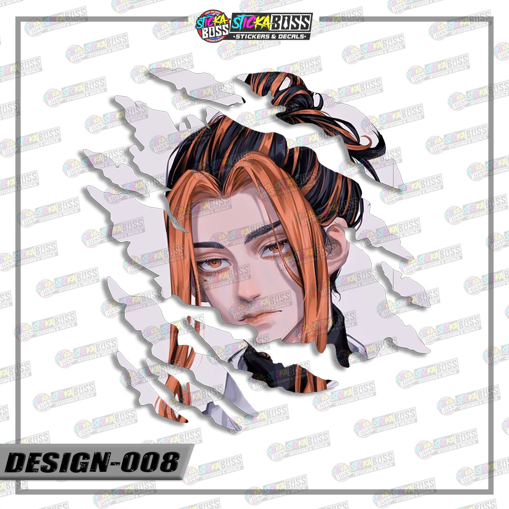 TOKYO REVENGERS | ANIME SCRATCH STICKER【VINYL PRINTED】( LAMINATED / WATERPROOF )【Stickaboss】