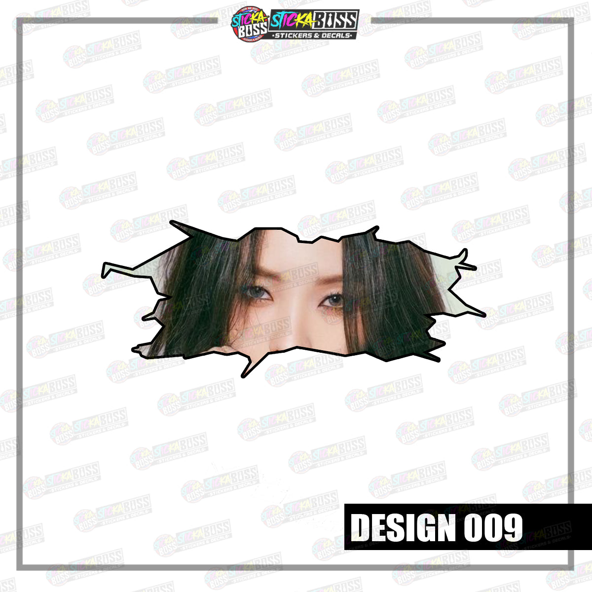 KPOP-GIDLE | CRACK PEEKERS  ( ANIME VINYL STICKER DECALS )【Stickaboss】