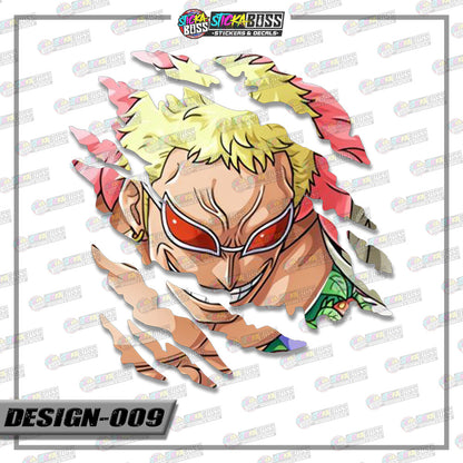 ONE PIECE PART 2 | ANIME SCRATCH STICKER【VINYL PRINTED】( LAMINATED / WATERPROOF )【Stickaboss】
