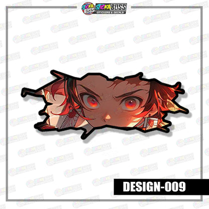 DEMONSLAYER | ANIME SCRATCH STICKER【VINYL PRINTED】( LAMINATED / WATERPROOF )【Stickaboss】
