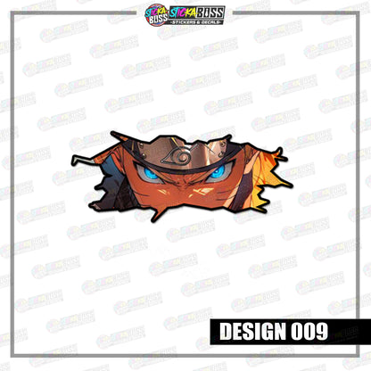 NARUTO | CRACK PEEKERS  ( ANIME VINYL STICKER DECALS )【Stickaboss】