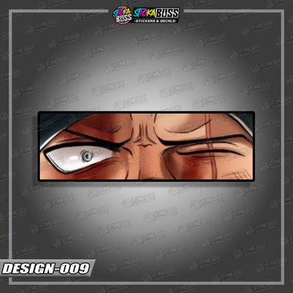 ONE PIECE PART 1 | ANIME  EYE SLAP STICKER【VINYL PRINTED】( LAMINATED / WATERPROOF )