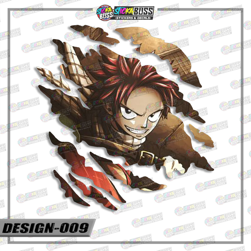 FAIRYTAIL | ANIME SCRATCH STICKER【VINYL PRINTED】( LAMINATED / WATERPROOF )【Stickaboss】
