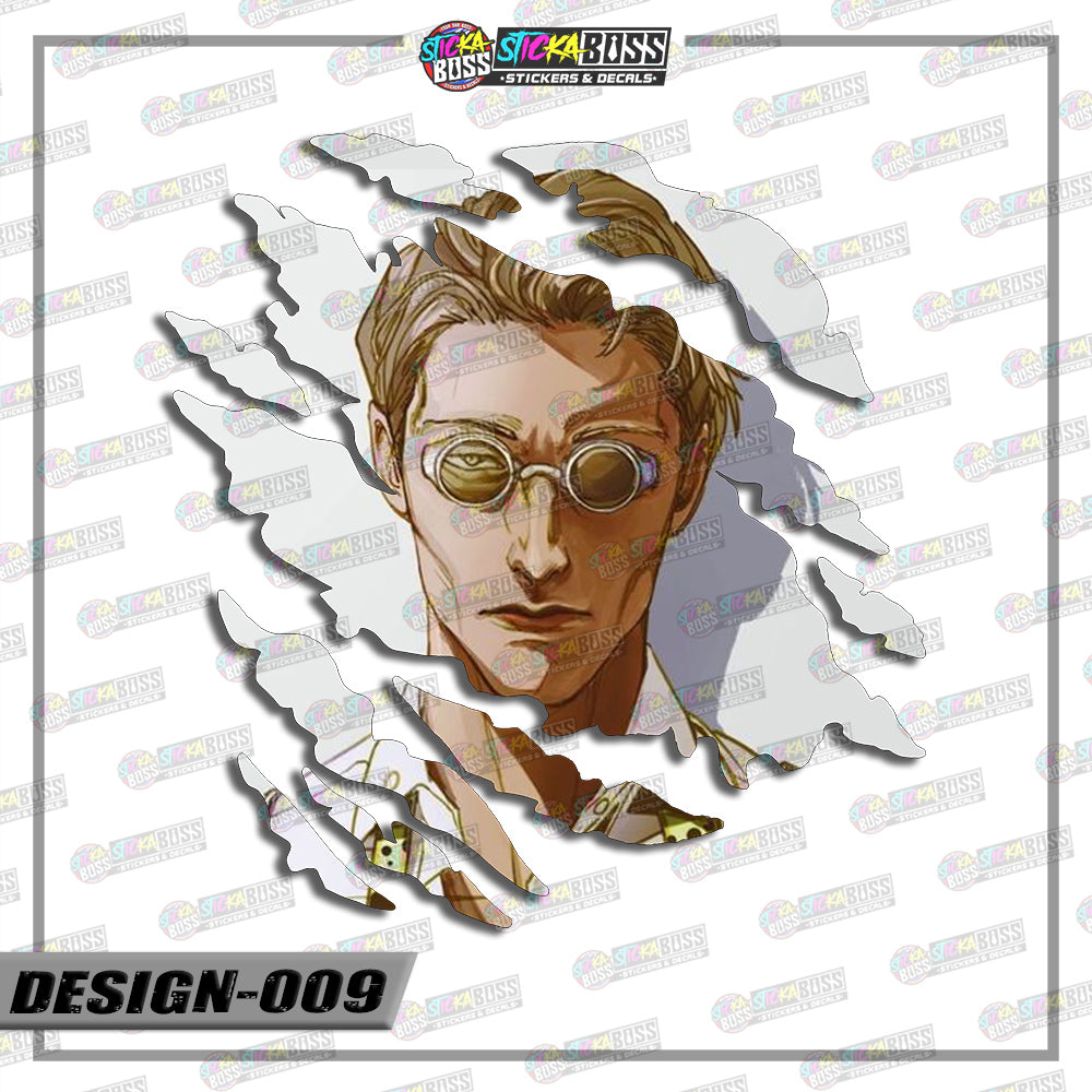 JUJUTSU KAISEN PART 2 | ANIME SCRATCH STICKER【VINYL PRINTED】( LAMINATED / WATERPROOF )【Stickaboss】