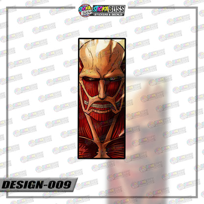 ATTACK ON TITAN | RECTANGLE SIZE  VINYL STICKER 【VINYL PRINTED】( LAMINATED / WATERPROOF )