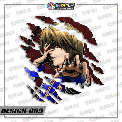 HUNTER X HUNTER | ANIME SCRATCH STICKER【VINYL PRINTED】( LAMINATED / WATERPROOF )【Stickaboss】