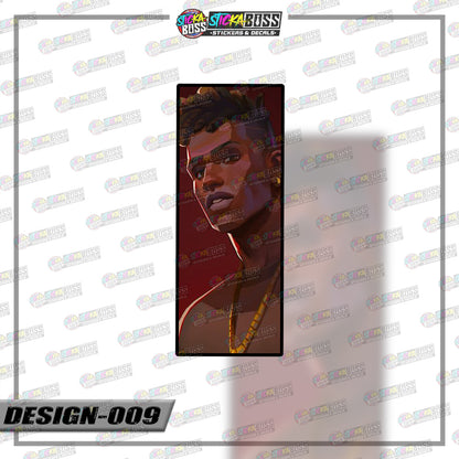 VALORANT | RECTANGLE SIZE  VINYL STICKER 【VINYL PRINTED】( LAMINATED / WATERPROOF )