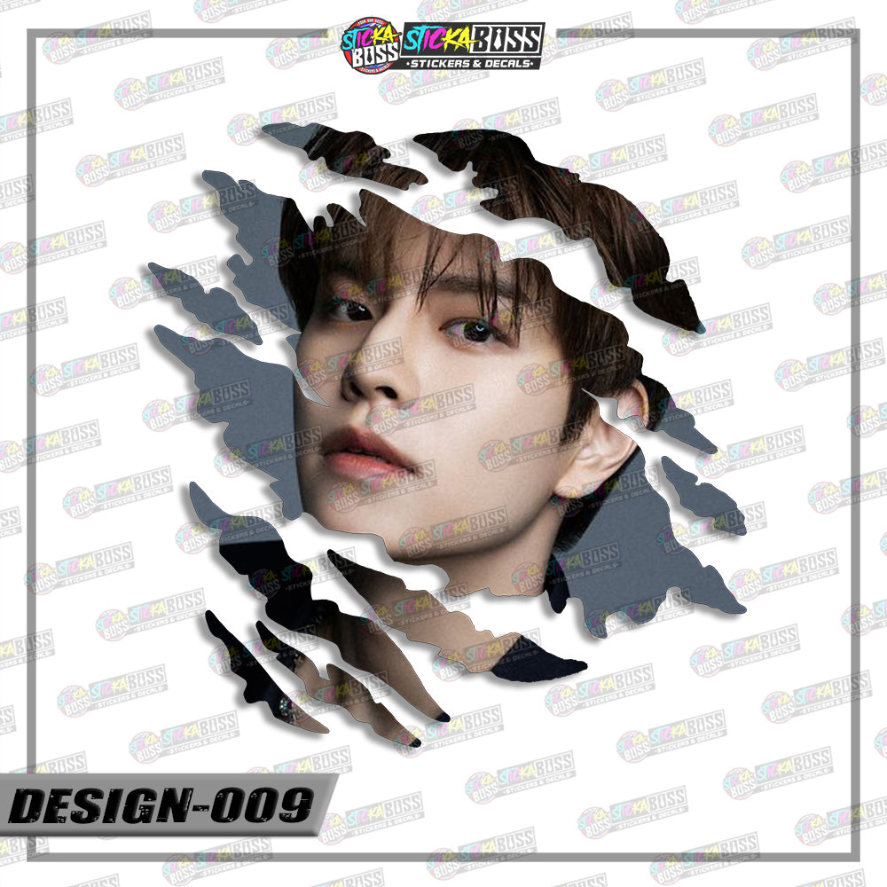 STRAYKIDS | ANIME SCRATCH STICKER【VINYL PRINTED】( LAMINATED / WATERPROOF )【Stickaboss】