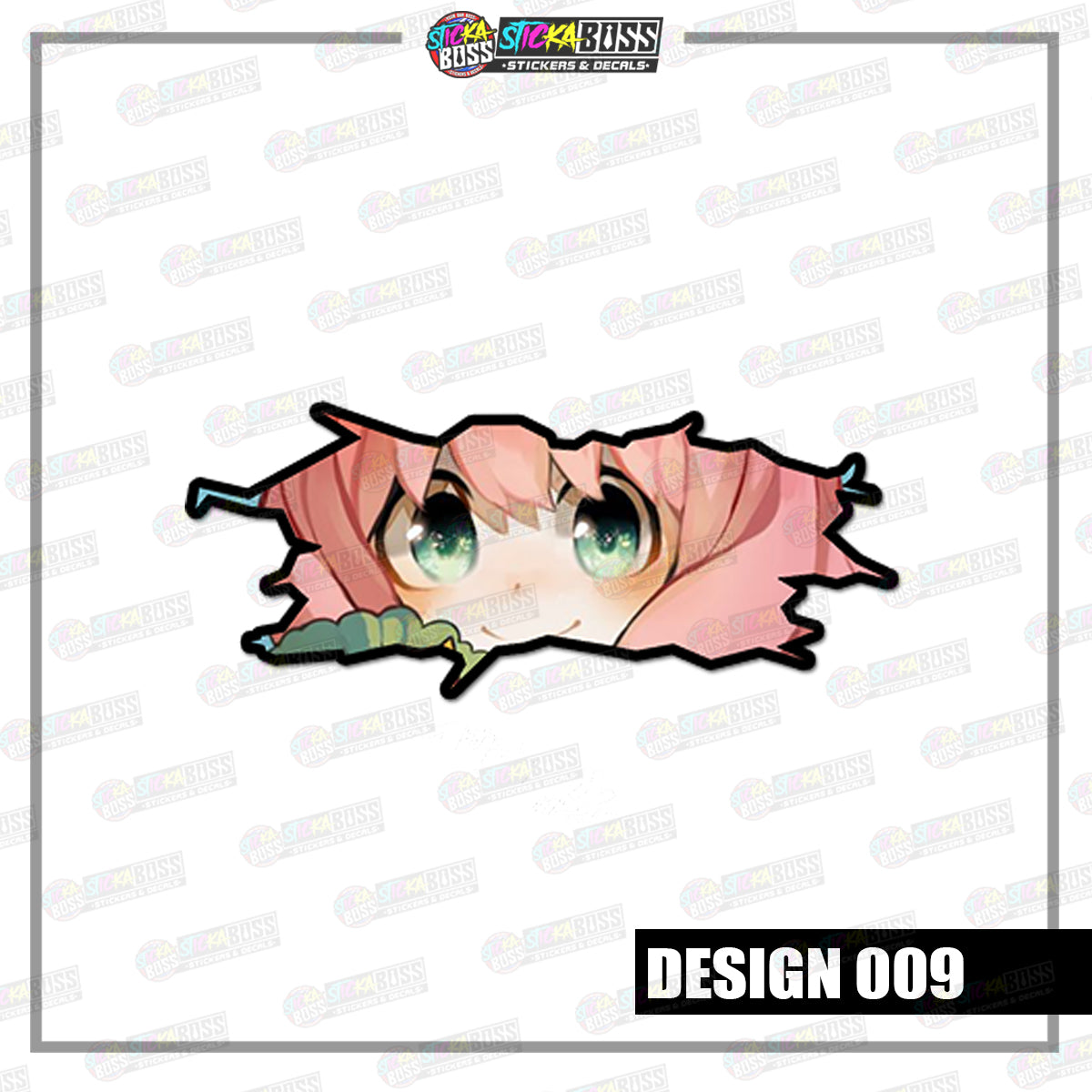 ANYA | CRACK PEEKERS  ( ANIME VINYL STICKER DECALS )【Stickaboss】