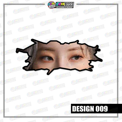 KPOP-TWICE | CRACK PEEKERS  ( ANIME VINYL STICKER DECALS )【Stickaboss】