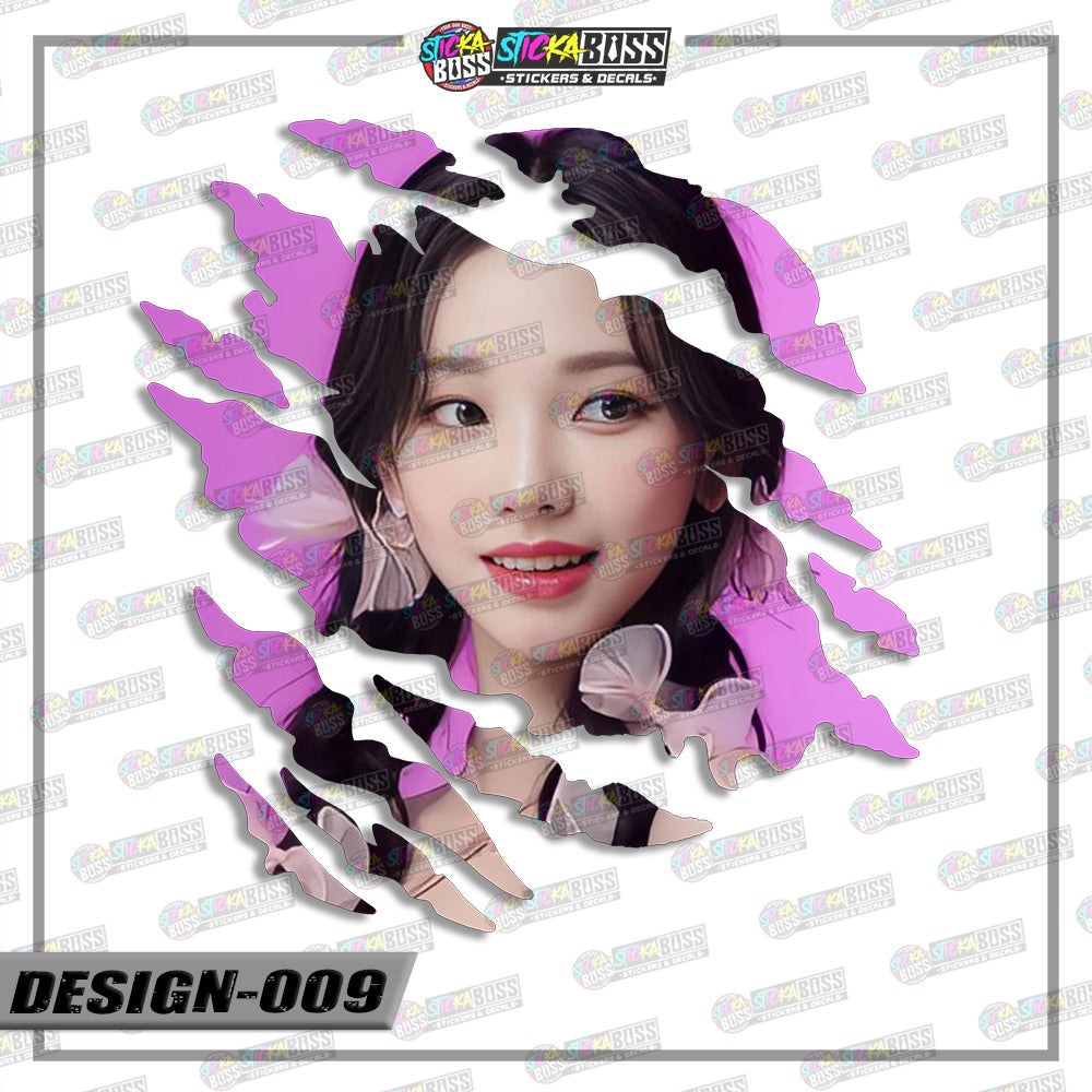 AESPA | ANIME SCRATCH STICKER【VINYL PRINTED】( LAMINATED / WATERPROOF )【Stickaboss】