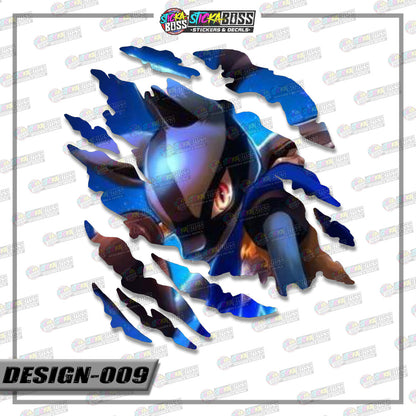 POKEMON PART 1 | ANIME SCRATCH STICKER【VINYL PRINTED】( LAMINATED / WATERPROOF )【Stickaboss】