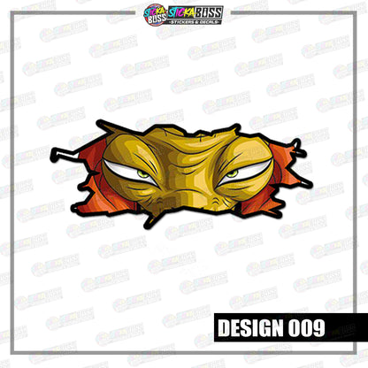 DRAGON BALL | CRACK PEEKERS  ( ANIME VINYL STICKER DECALS )【Stickaboss】