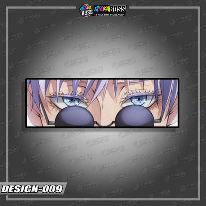 JUJUTSU KAISEN PART 1 | ANIME  EYE SLAP STICKER【VINYL PRINTED】( LAMINATED / WATERPROOF )