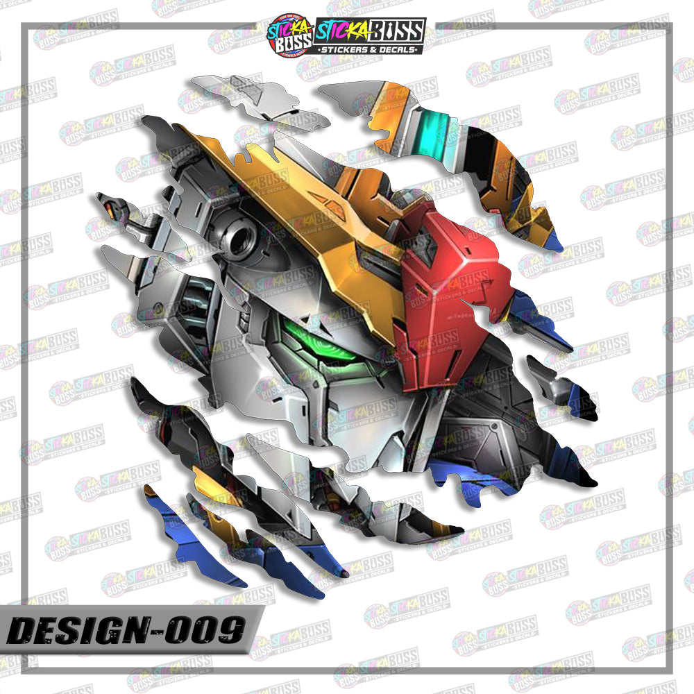 GUNDAM PART 1 | ANIME SCRATCH STICKER【VINYL PRINTED】( LAMINATED / WATERPROOF )【Stickaboss】