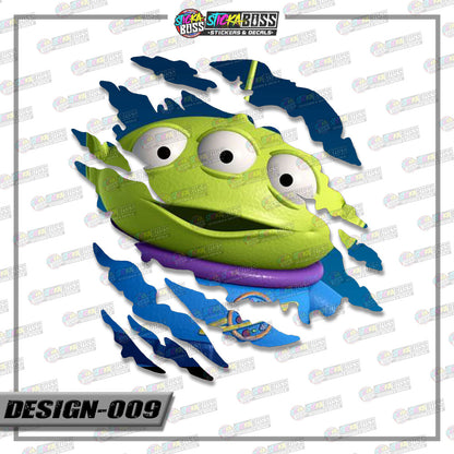 TOY STORY| ANIME SCRATCH STICKER【VINYL PRINTED】( LAMINATED / WATERPROOF )【Stickaboss】
