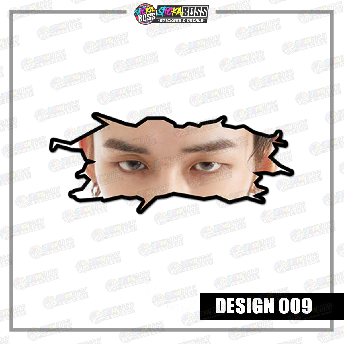 KPOP-TXT | CRACK PEEKERS  ( ANIME VINYL STICKER DECALS )【Stickaboss】