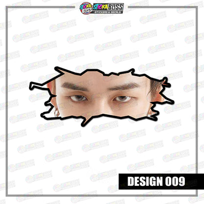 KPOP-TXT | CRACK PEEKERS  ( ANIME VINYL STICKER DECALS )【Stickaboss】