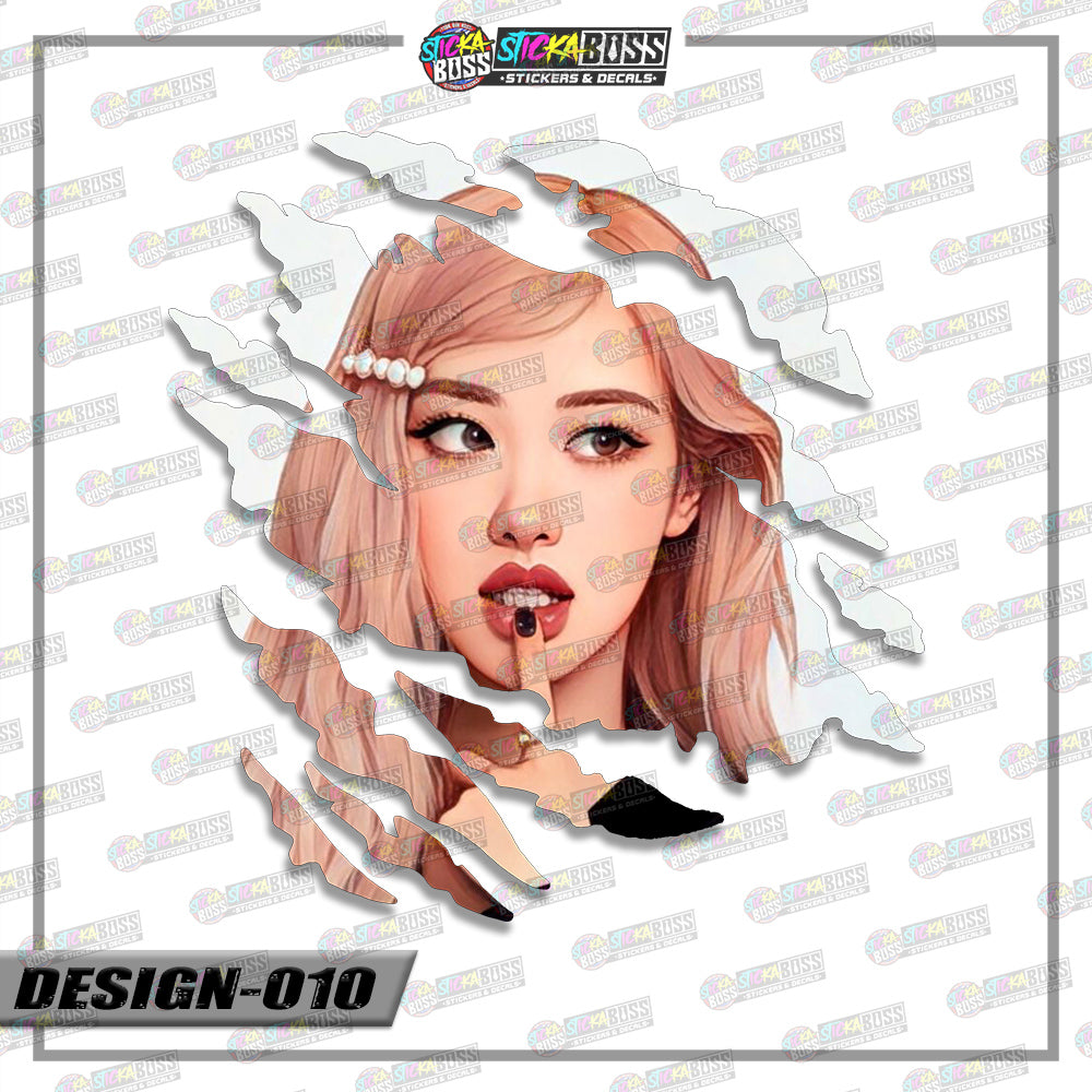 BLACKPINK PART 2 | ANIME SCRATCH STICKER【VINYL PRINTED】( LAMINATED / WATERPROOF )【Stickaboss】