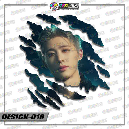 IKON | ANIME SCRATCH STICKER【VINYL PRINTED】( LAMINATED / WATERPROOF )【Stickaboss】