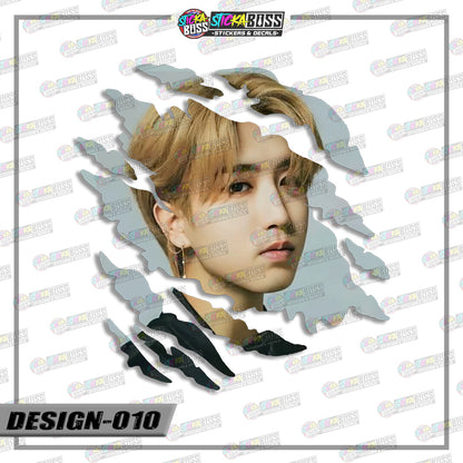 STRAYKIDS | ANIME SCRATCH STICKER【VINYL PRINTED】( LAMINATED / WATERPROOF )【Stickaboss】