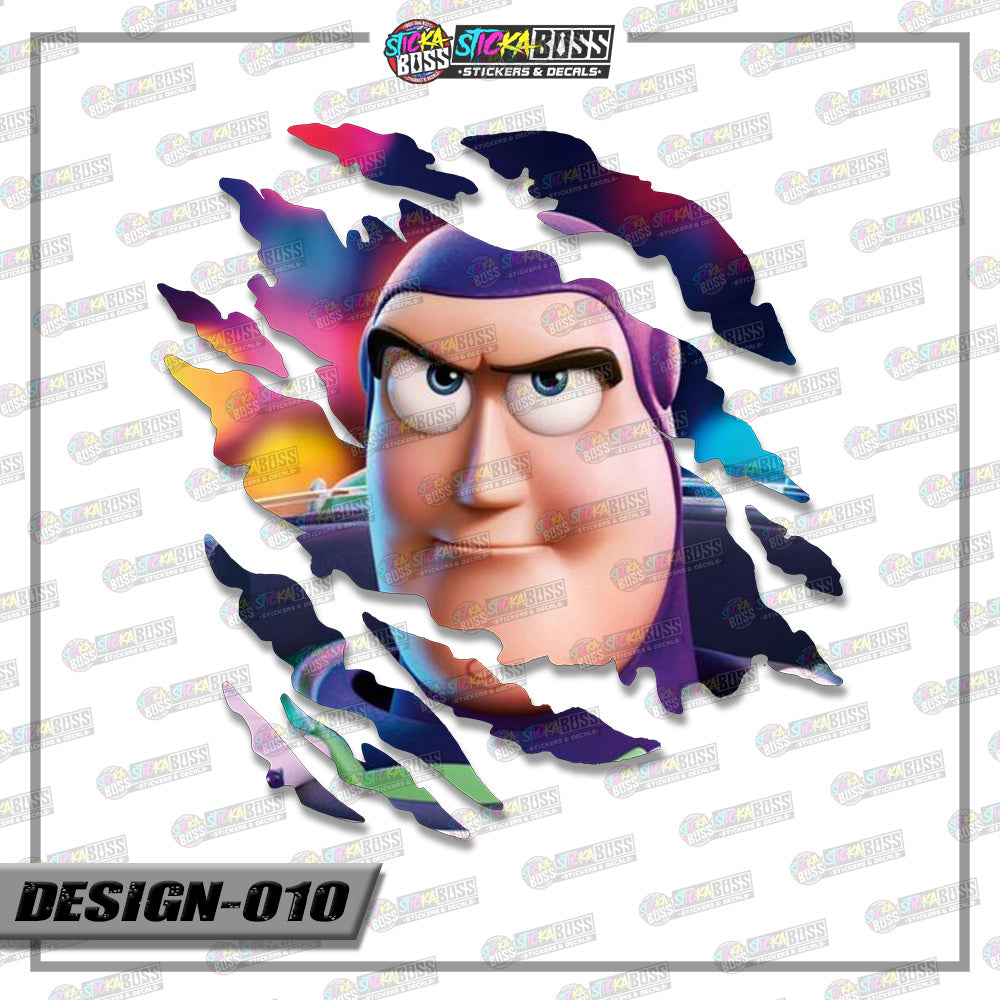 TOY STORY| ANIME SCRATCH STICKER【VINYL PRINTED】( LAMINATED / WATERPROOF )【Stickaboss】