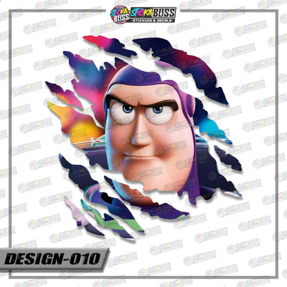 TOY STORY| ANIME SCRATCH STICKER【VINYL PRINTED】( LAMINATED / WATERPROOF )【Stickaboss】