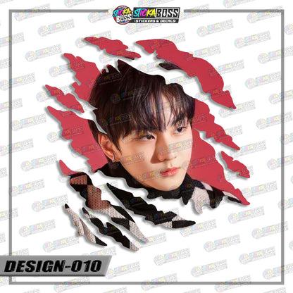 ENHYPEN | SCRATCH STICKER【VINYL PRINTED】( LAMINATED / WATERPROOF )【Stickaboss】