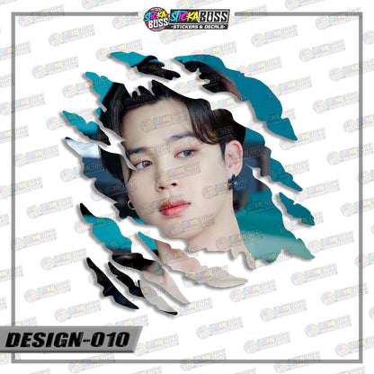 BTS | ANIME SCRATCH STICKER【VINYL PRINTED】( LAMINATED / WATERPROOF )【Stickaboss】 (Copy)