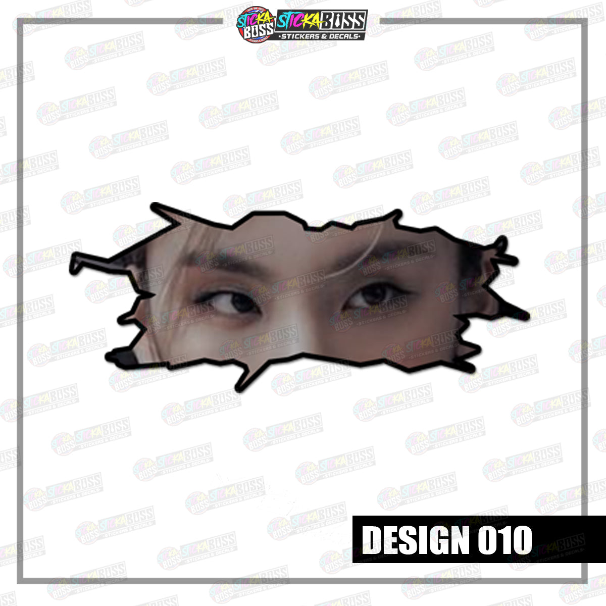KPOP- ITZY| CRACK PEEKERS  ( ANIME VINYL STICKER DECALS )【Stickaboss】