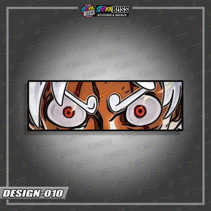 ONE PIECE PART 1 | ANIME  EYE SLAP STICKER【VINYL PRINTED】( LAMINATED / WATERPROOF )