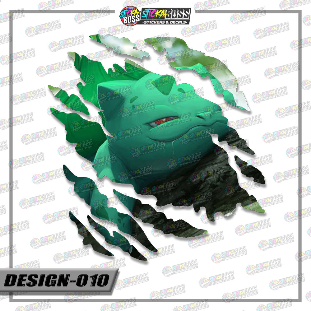 POKEMON PART 1 | ANIME SCRATCH STICKER【VINYL PRINTED】( LAMINATED / WATERPROOF )【Stickaboss】