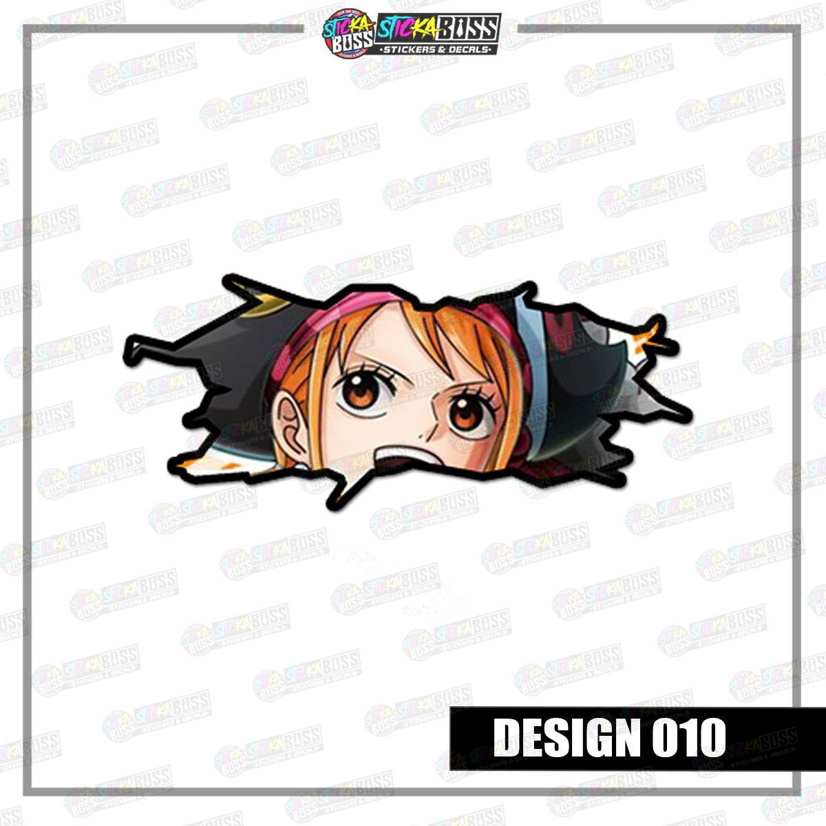 ONEPIECE | CRACK PEEKERS  ( ANIME VINYL STICKER DECALS )【Stickaboss】