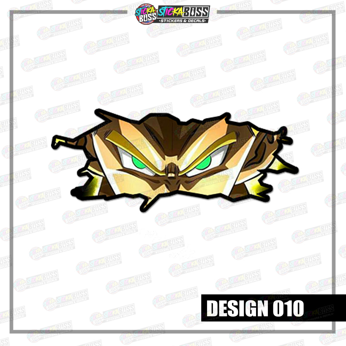 DRAGON BALL | CRACK PEEKERS  ( ANIME VINYL STICKER DECALS )【Stickaboss】