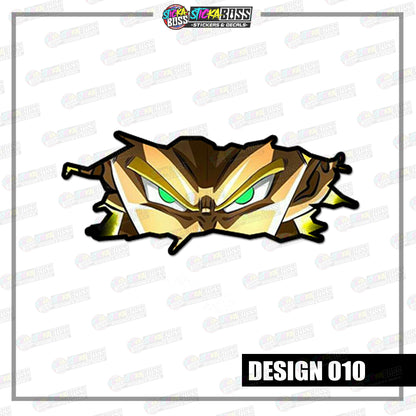 DRAGON BALL | CRACK PEEKERS  ( ANIME VINYL STICKER DECALS )【Stickaboss】