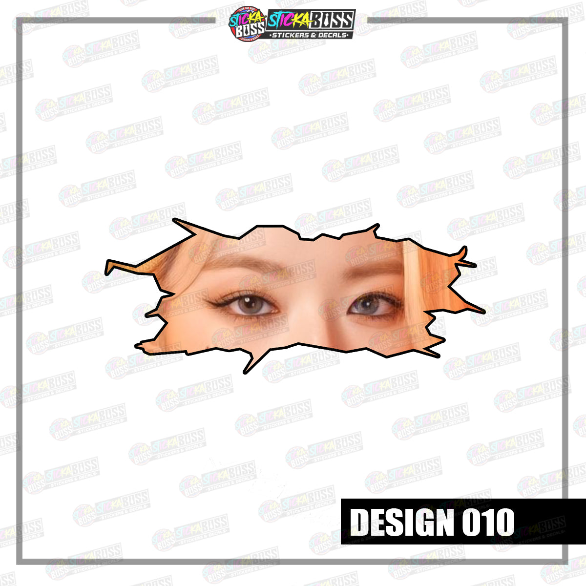 KPOP-GIDLE | CRACK PEEKERS  ( ANIME VINYL STICKER DECALS )【Stickaboss】