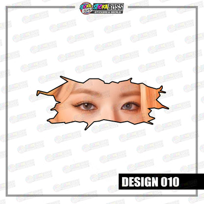 KPOP-GIDLE | CRACK PEEKERS  ( ANIME VINYL STICKER DECALS )【Stickaboss】